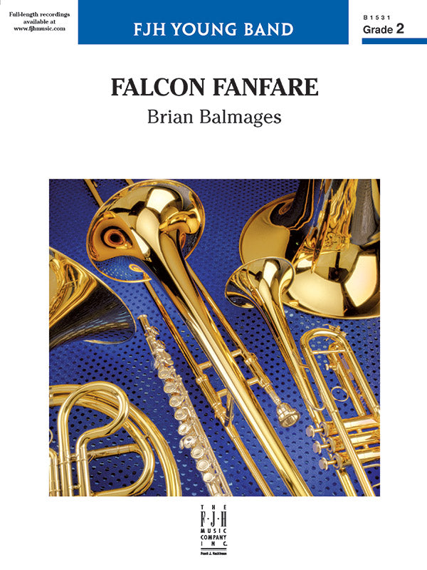 Falcon Fanfare: E-flat Baritone Saxophone Sheet Music Preview