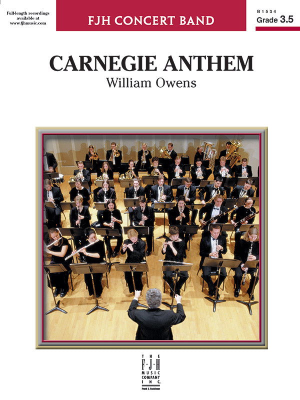 Carnegie Anthem Sheet Music Preview
