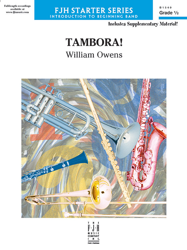 Tambora!: Score Sheet Music Preview