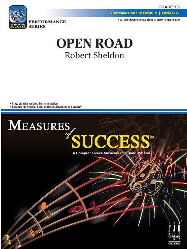Open Road: B-flat Bass Clarinet Sheet Music Preview