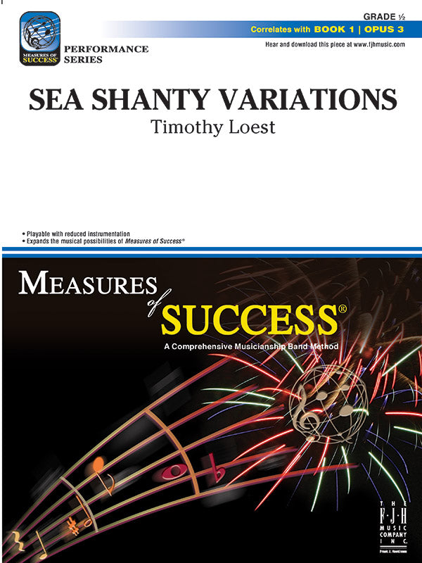 Sea Shanty Variations: Baritone/Euphonium Sheet Music Preview