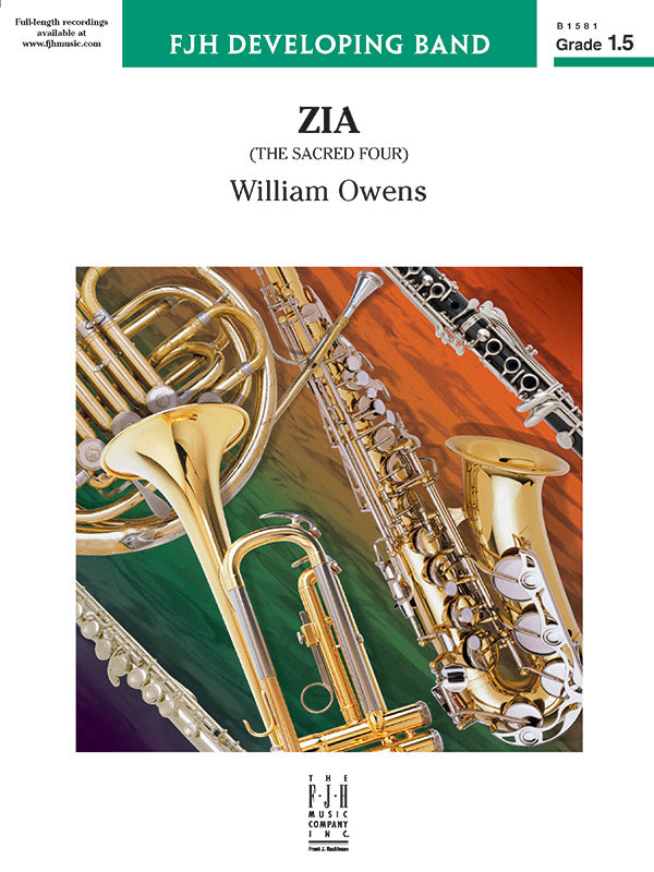 Zia: B-flat Trumpet 1 Sheet Music Preview