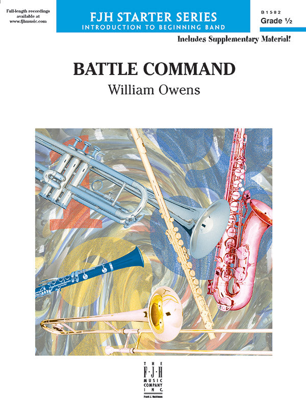 Battle Command: E-flat Alto Saxophone Sheet Music Preview