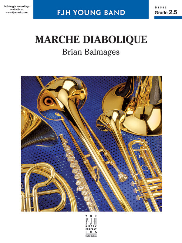 Marche Diabolique: E-flat Baritone Saxophone Sheet Music Preview