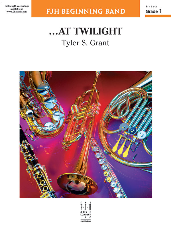 ...At Twilight: B-flat Clarinet 2 Sheet Music Preview