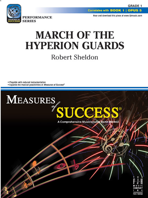March of the Hyperion Guards: B-flat Clarinet 1 Sheet Music Preview