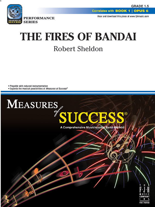 The Fires of Bandai: E-flat Alto Clarinet Sheet Music Preview