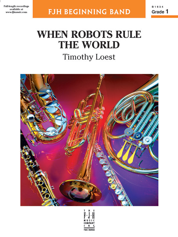 When Robots Rule the World: B-flat Clarinet 1 Sheet Music Preview