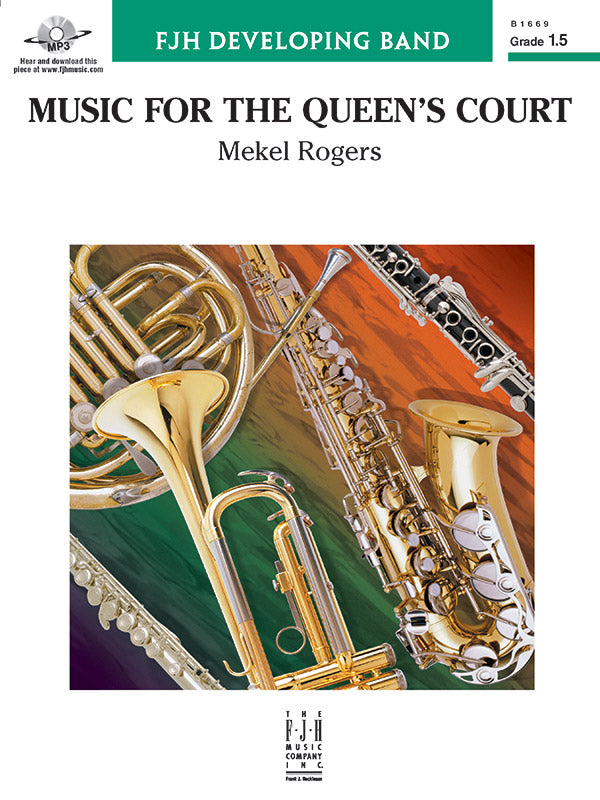 Music for the Queen's Court: B-flat Bass Clarinet Sheet Music Preview