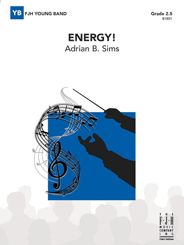 Energy!: E-flat Baritone Saxophone Sheet Music Preview