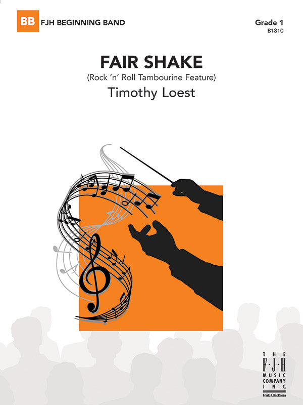 Fair Shake (Rock 'n' Roll Tambourine Feature) Sheet Music Preview