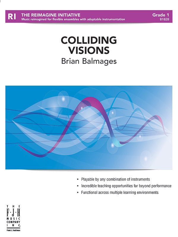 Colliding Visions: Part 2 - B-flat Clarinet / Bass Clarinet Sheet Music Preview