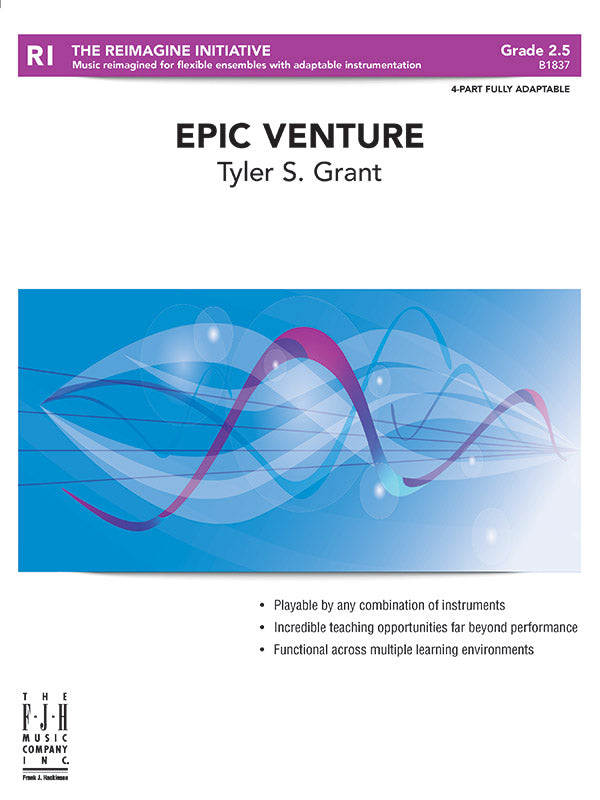 Epic Venture: Part 2 - E-flat Alto Sax / Baritone Sax Sheet Music Preview