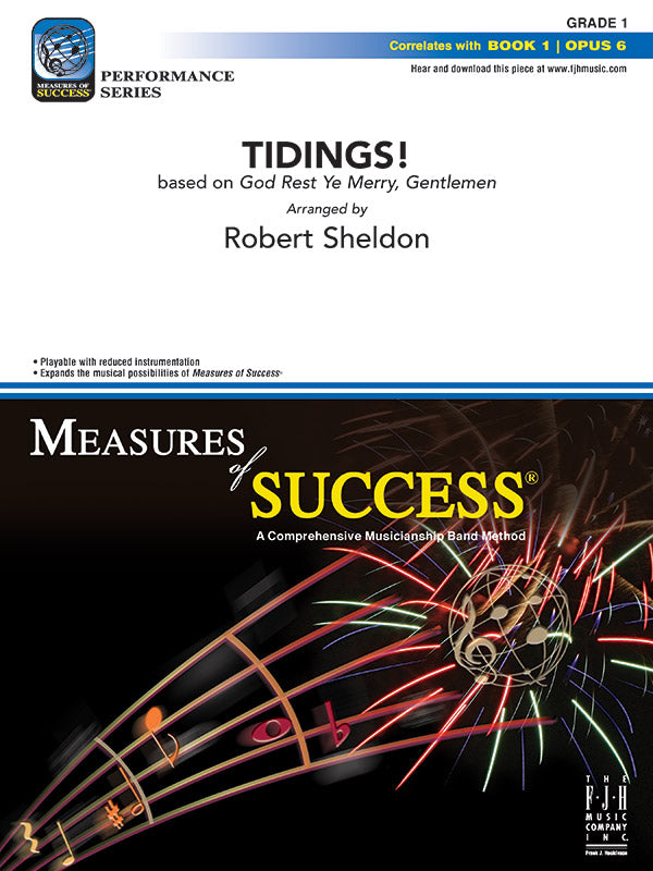 Tidings!: E-flat Alto Clarinet Sheet Music Preview