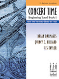 Concert Time Beginning Band Book 1 - Baritone Saxophone Cover Image
