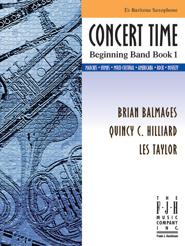 Concert Time Beginning Band Book 1 - Baritone Saxophone Cover Image
