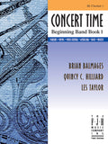 Concert Time Beginning Band Book 1 - Clarinet 1 Cover Image