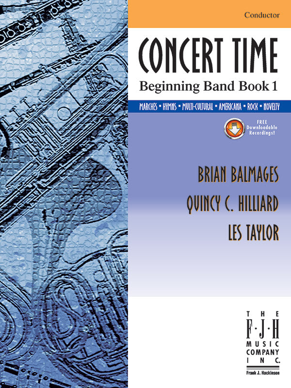 Concert Time Beginning Band Book 1 - Conductor Cover Image