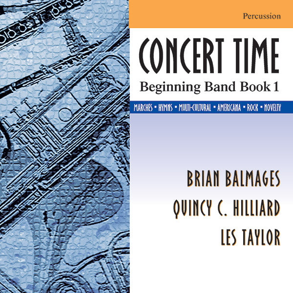 Concert Time Beginning Band Book 1 - Percussion Cover Image