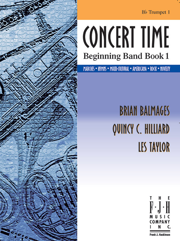 Concert Time Beginning Band Book 1 - Trumpet 1 Cover Image