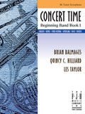 Concert Time Beginning Band Book 1 - Tenor Saxophone Cover Image