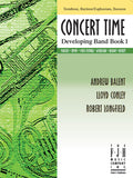 Concert Time Developing Band Book 1 - Trombone/Baritone-Euphonium/Bassoon Cover Image