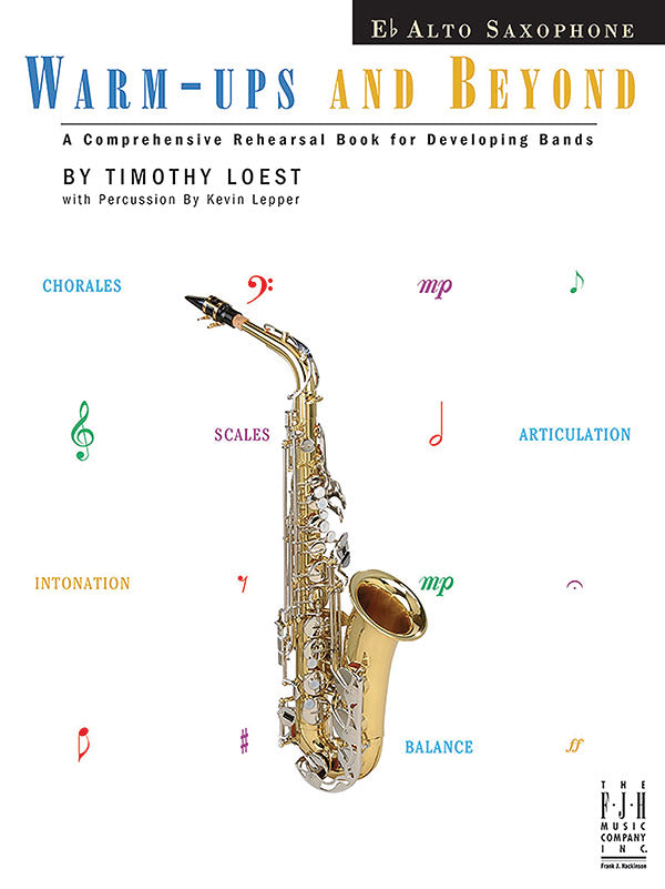 Warm-ups and Beyond - Alto Saxophone Cover Image