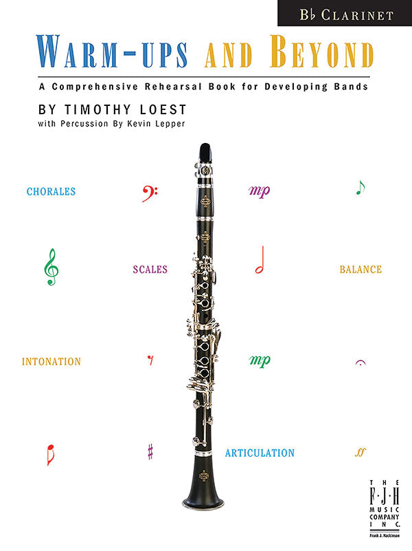 Warm-ups and Beyond - Clarinet Cover Image