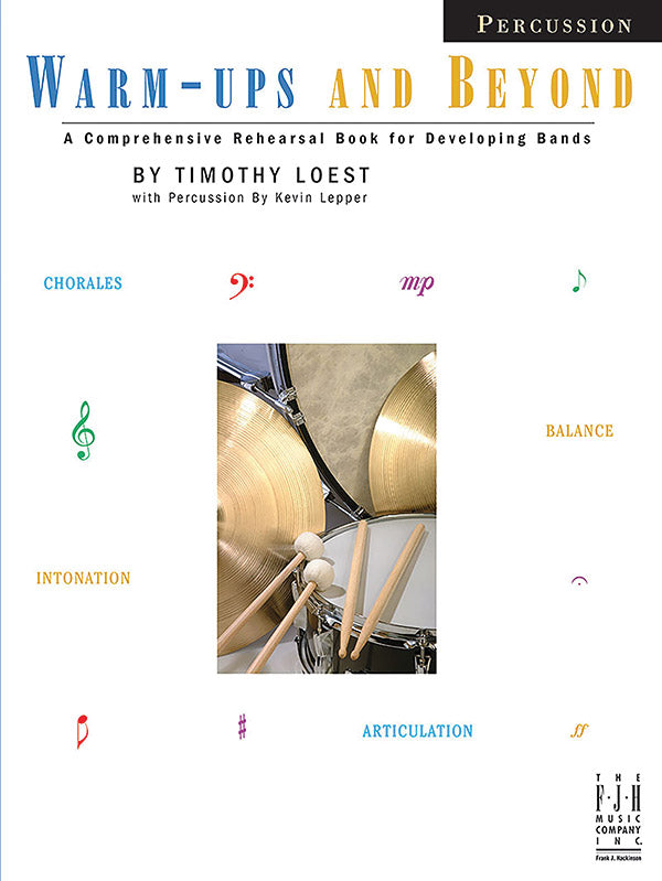 Warm-ups and Beyond - Percussion Cover Image