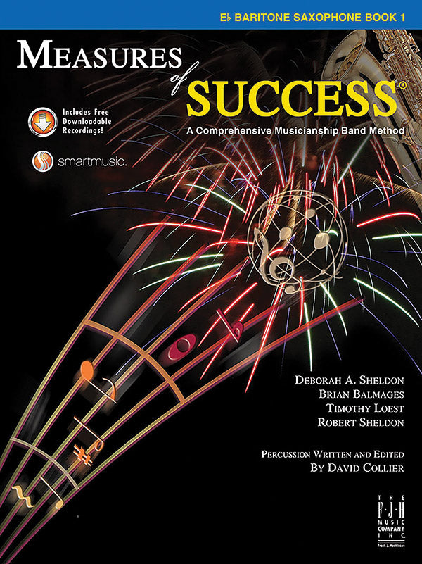 Measures of Success E-flat Baritone Saxophone Book 1 Cover Image
