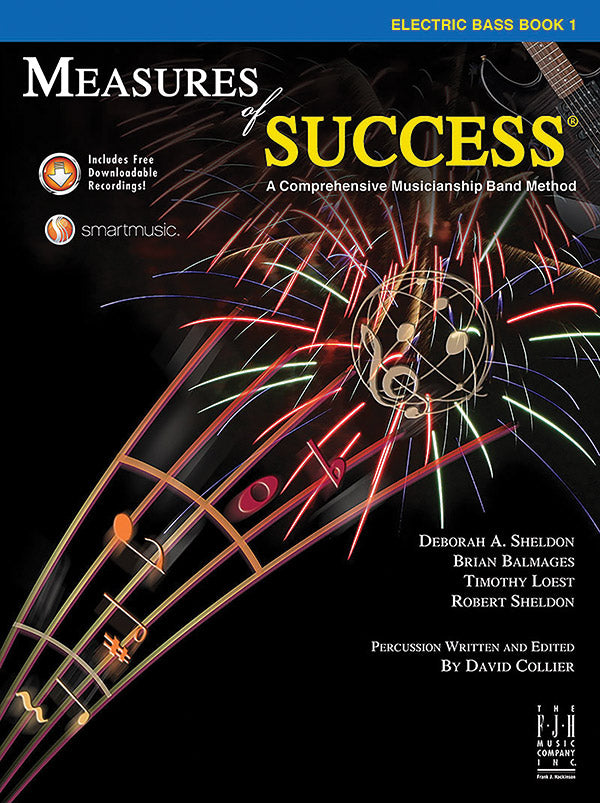 Measures of Success Electric Bass Book 1 Cover Image