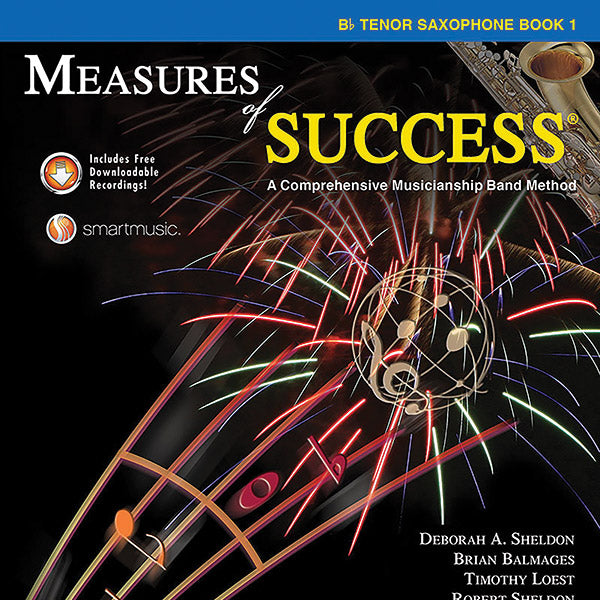Measures of Success B-flat Tenor Saxophone Book 1 Cover Image