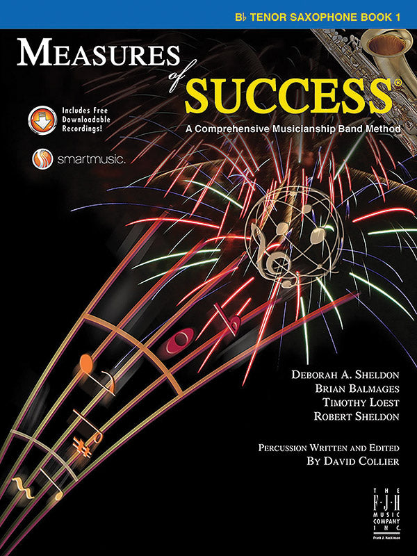Measures of Success B-flat Tenor Saxophone Book 1 Cover Image