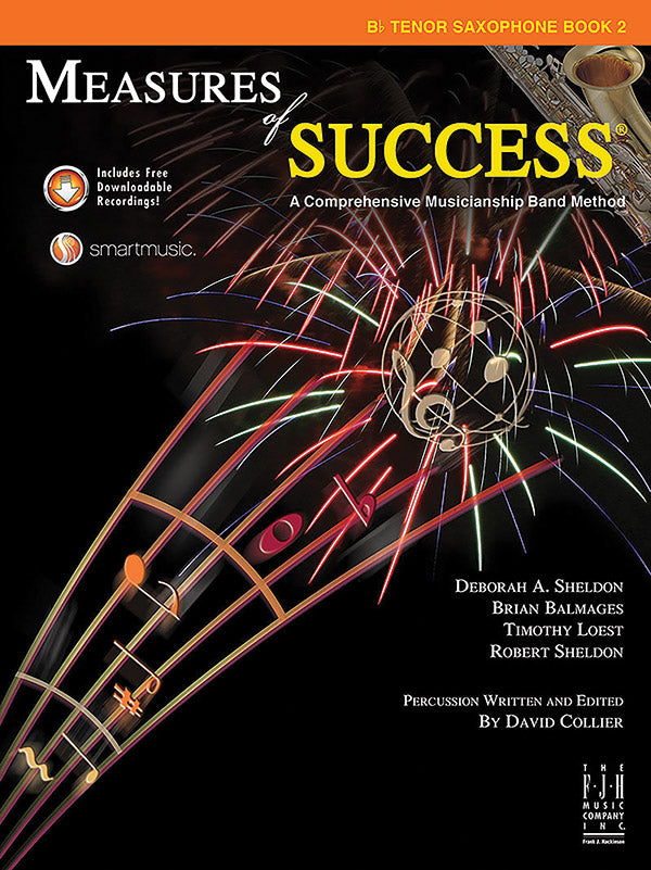 Measures of Success B-flat Tenor Saxophone Book 2 Cover Image