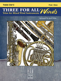 Three For All Winds - Treble Clef C Cover Image