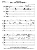 Suite for Brass Quintet Cover Image