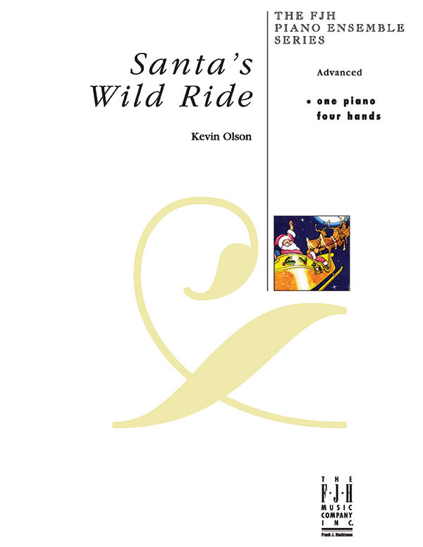 Santa's Wild Ride Sheet Music Preview