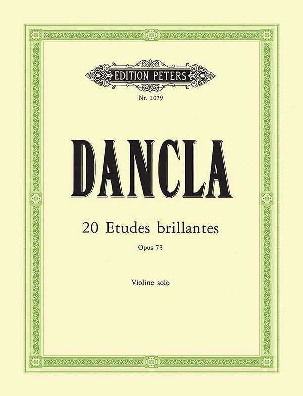20 Études brillantes Op. 73 for Violin Cover Image