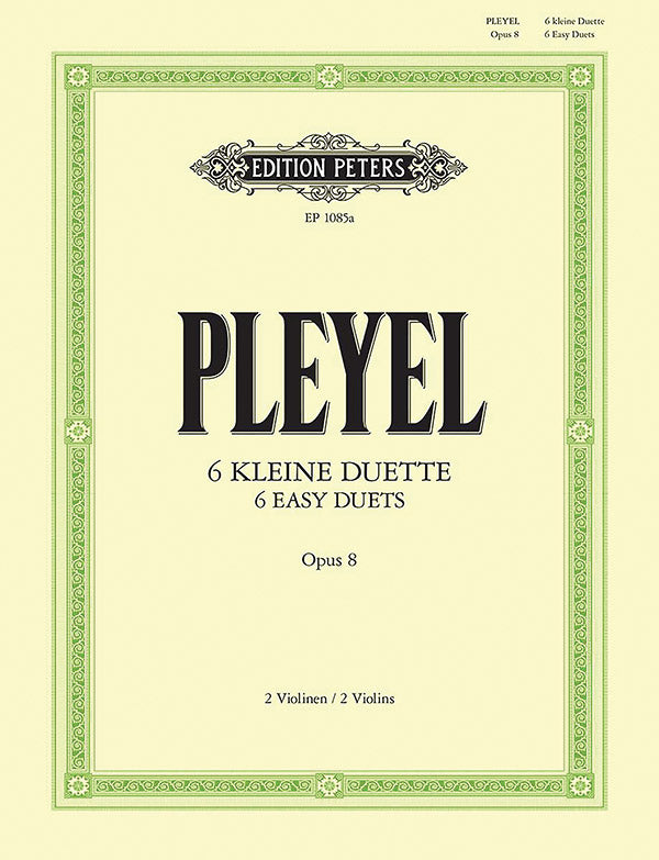 6 Little Duets Op. 8 for 2 Violins Cover Image