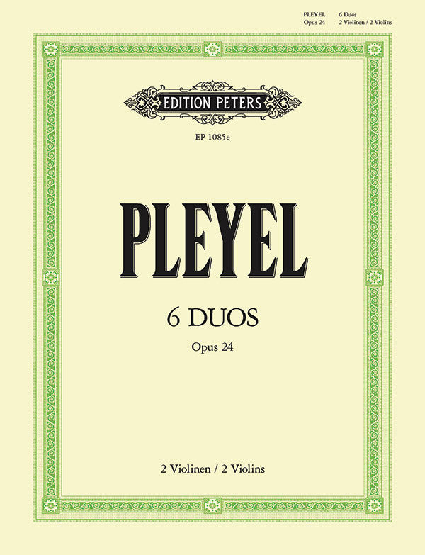 6 Duets Op. 24 for 2 Violins Cover Image