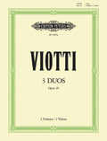 3 Duos Op. 29 for 2 Violins Cover Image