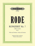 Violin Concerto No. 7 in A minor Op. 9 (Edition for Violin and Piano) Cover Image