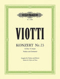 Violin Concerto No. 23 in G (Edition for Violin and Piano) Cover Image