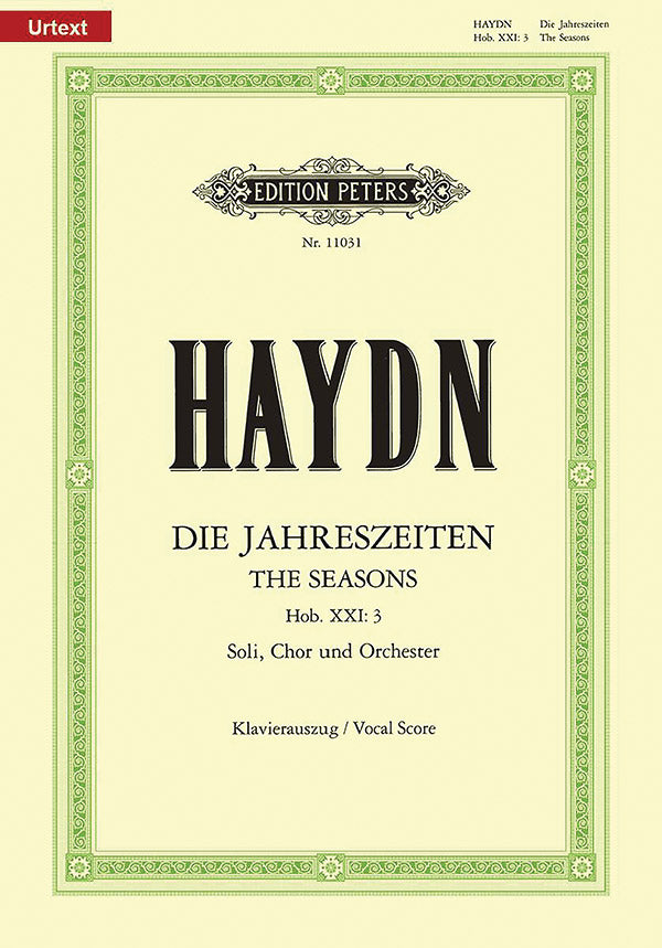 The Seasons Hob.XXI:3 (Vocal Score) Cover Image