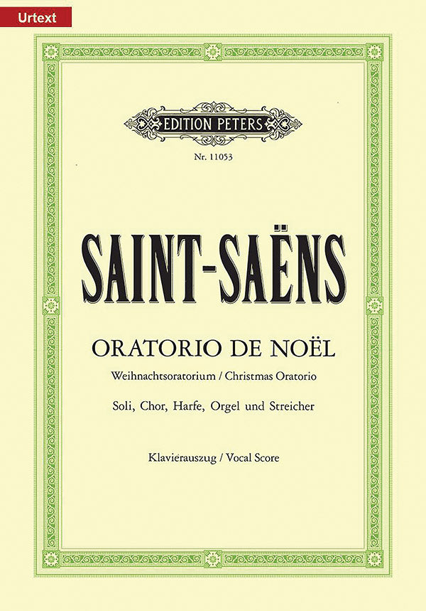 Oratorio de Noël (Christmas Oratorio) Op. 12 (Vocal Score) Cover Image