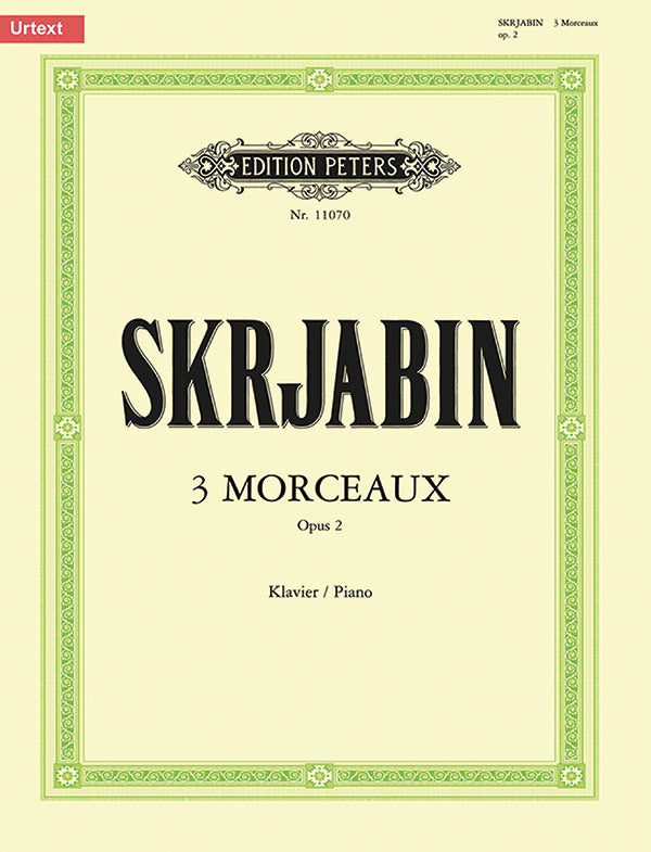 3 Pieces, Op.2 Cover Image