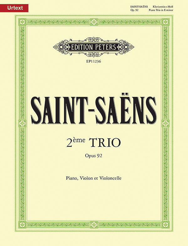Piano Trio No.2 in E minor Op. 92 Cover Image