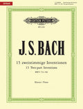 Two-part Inventions BWV 772-786 for Piano Cover Image