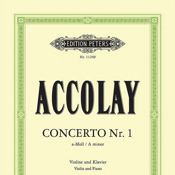 Violin Concerto No. 1 in A minor (Edition for Violin and Piano by the Composer) Cover Image