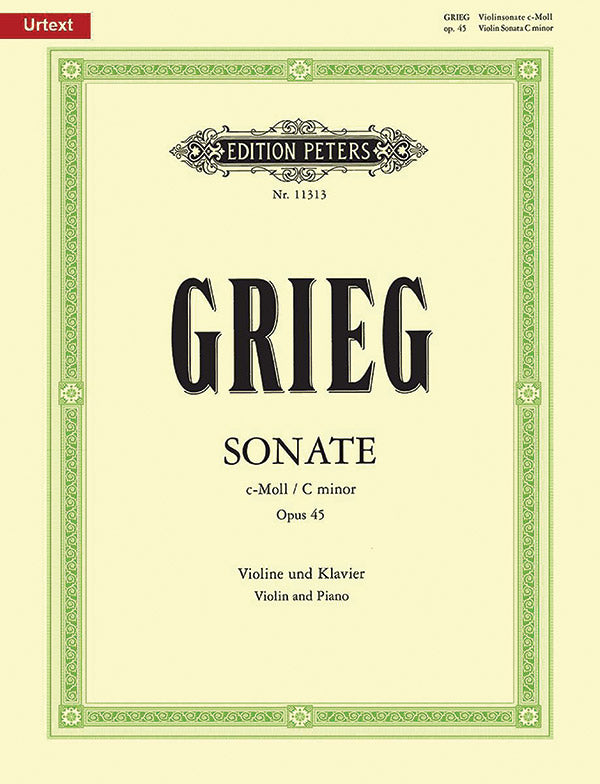 Violin Sonata No. 3 in C minor Op. 45 Cover Image